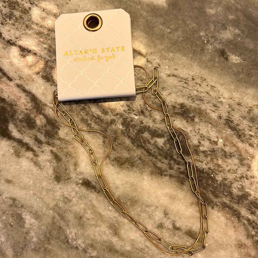 Altar’d state gold necklace